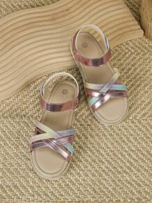 Dép xỏ ngón đế phẳng màu mơ giản dị thời trang cho bé gái - Nhiều màu - Xem 1