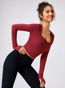 GLOWMODE FeatherFit™ Knot It Sports Tee Light Support - Maroon - View 7