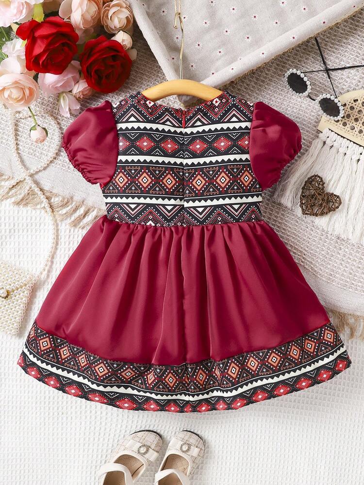 Summer Fashionable Vintage Dresses For Baby Girl