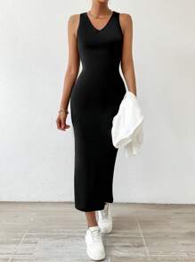 Chiquease 錨印花不對稱領口運動衫和裙子兩件套