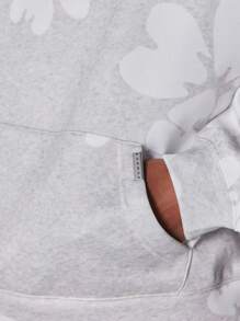 SUMWON Overhead Hoodie With All Over Print - Grey - View 6