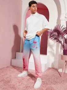 FeverCity Pantalones Largos Estampados Casuales De Punto - Multicolor - Ver 4
