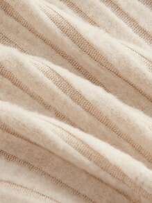 SHEIN MOD 羅紋針織純色t卹