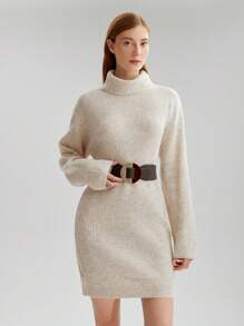 MOTF PREMIUM COFFEE COLOR ELASTIC BELT WITH RESIN BUCKLE - Coffee - View 4