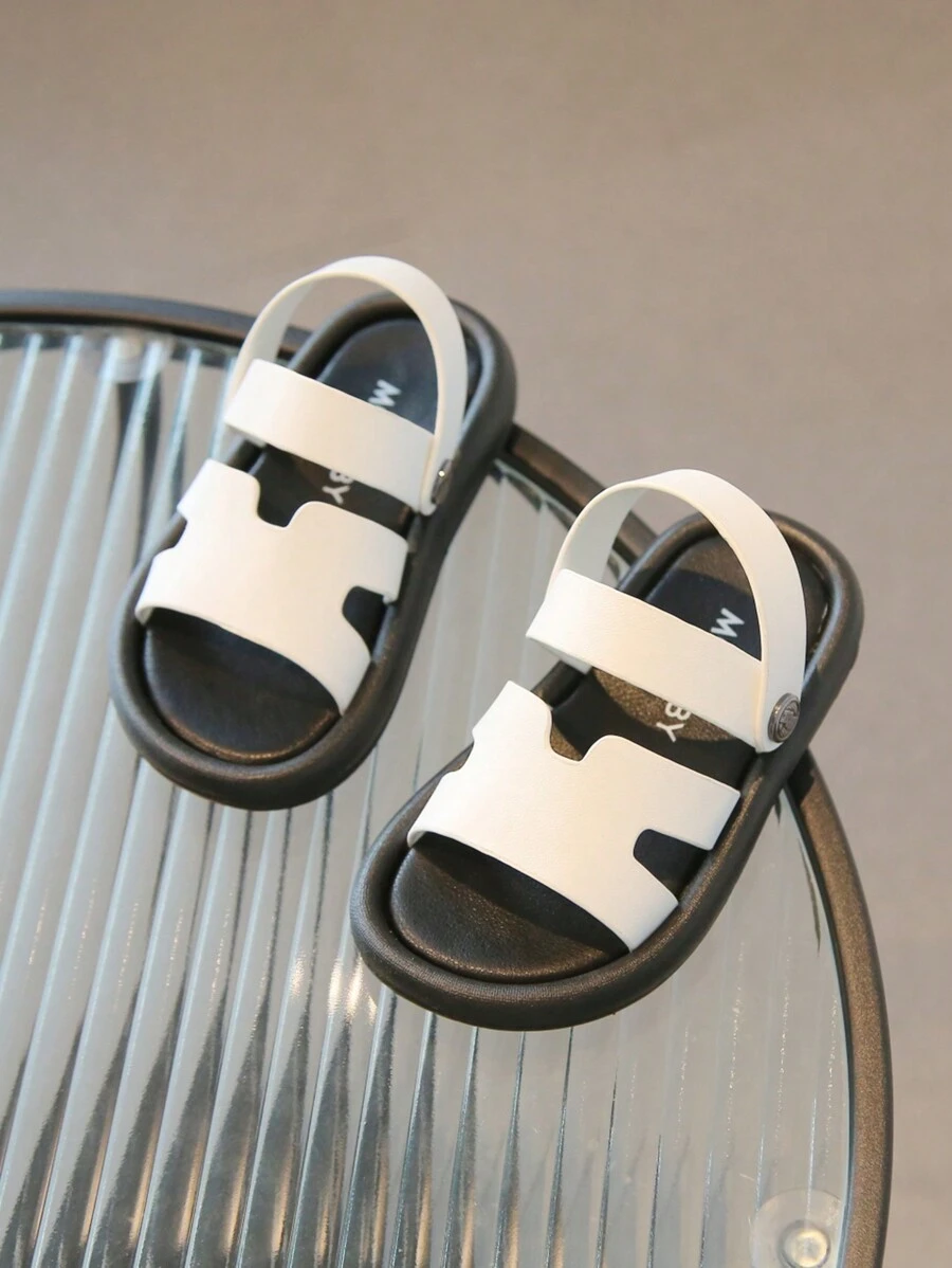 Infant And Toddler Outdoor Soft-Soled Comfortable Sports Sandals, Double-Purpose Slippers