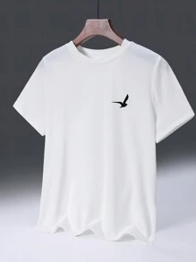 SHEIN 3pcs/Set Tween Boys' Loose Fit Casual Print Pattern Round Neck Short Sleeve T-Shirt - Multicolor - View 3