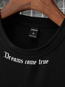 Manfinity Homme Men's Slogan Printed Colorblock T-shirt - Multicolor - View 7