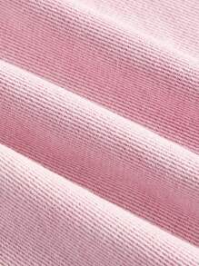 SHEIN MOD Của phụ nữ Biến đổi dần Màu hồng Quần legging thẳng - Hồng - Xem 3