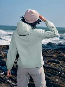 In My Nature Wasserdichte Kapuzen-regenjacke Für Damen, Ideal Für Outdoor-sport