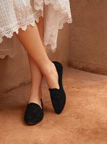 Styleloop 空心扁鞋 - 黑色 - 查看 3