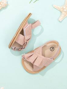 Comfortable Lotus Shaped Girls' Infant & Toddler Sandals And Slippers - Pink - View 3