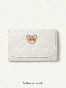 Cozy Pixies 1 Bear Apricot Mommy Bag