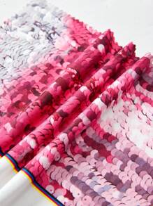 SHEIN 女大童亮片效果運動衫 - 玫紅色 - 查看 7