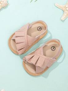 Comfortable Lotus Shaped Girls' Infant & Toddler Sandals And Slippers - Pink - View 5