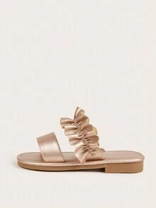 Zapatillas De Princesa Versátiles Y De Excursión A La Moda Para Niños - Champán - Ver 3