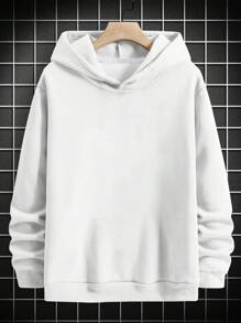 Men's Hooded Sweatshirt With Back Print