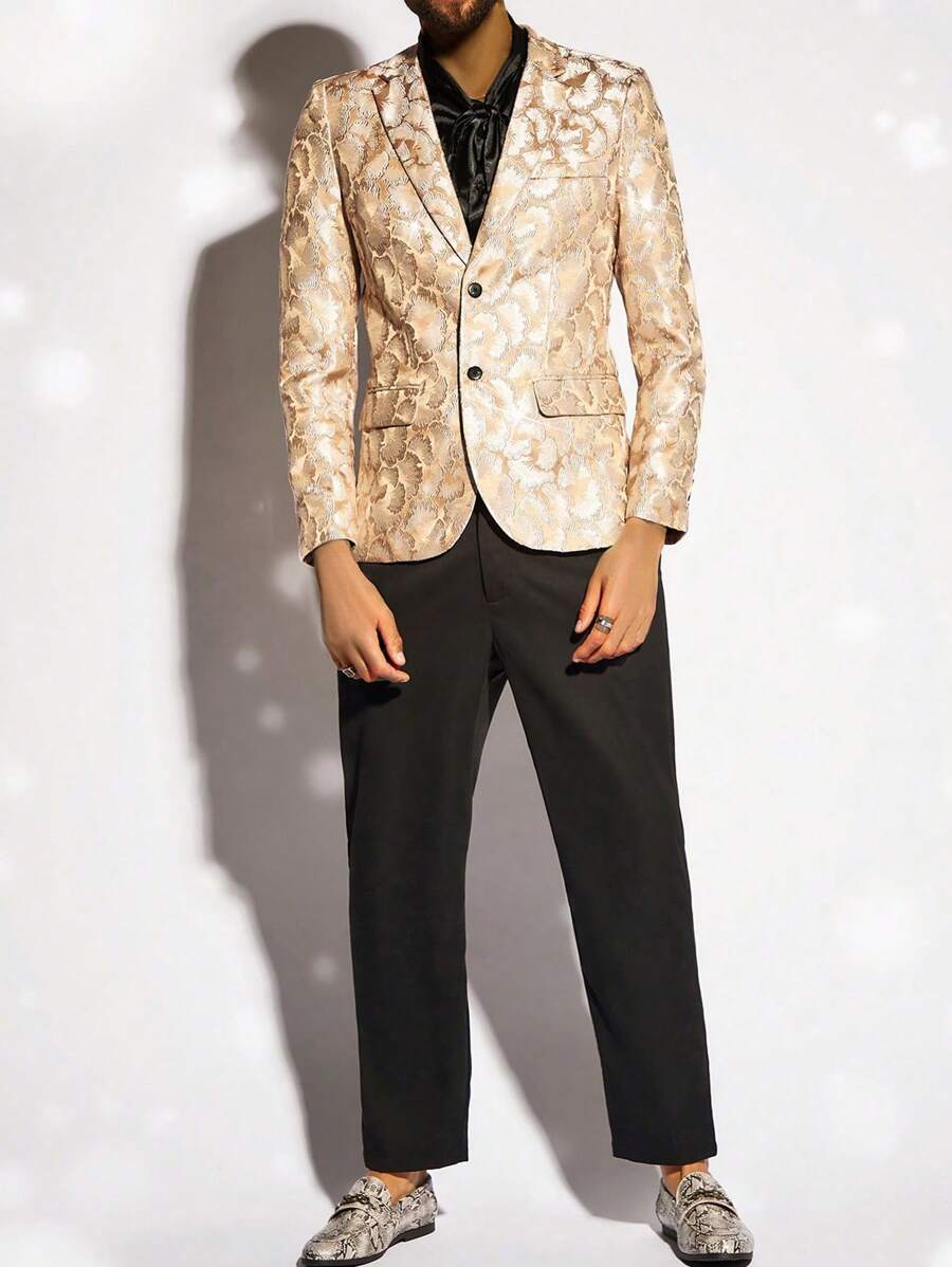 Manfinity VCAY Men's Two Piece Suit - Black - View 1