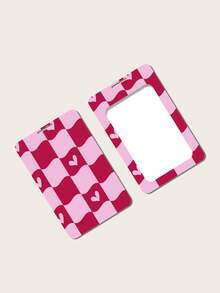 Juliana Soria 1入組可愛粉色心形卡片收納盒 - 彩色 - 查看 2