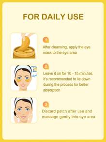 SlowSunday 24K 胶原蛋白眼膜，30 对装，含胶原蛋白和 24K 金，韩国胶原蛋白眼膜，淡化眼袋，改善黑眼圈，紧致肌肤，提亮眼周轮廓，多用途，适用于法令纹和额头，适合冬季、Y2K 危机、新年、情人节、斋月、斋月聚会及送礼，派对理想之选 - Collagen - 查看 6