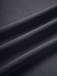 男士玫瑰及標語印花t恤 - 深灰色 - 查看 5