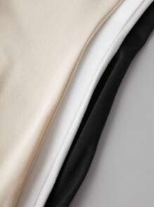 SHEIN Unity Round Neck Long Sleeve Bodysuit Fall Cloth For Women - Multicolor - View 5