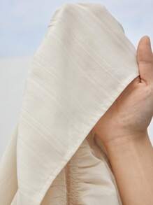 Bohemela Kỳ nghỉ Của phụ nữ Xù Hoa Sen Áo sơ mi - Màu be - Xem 7