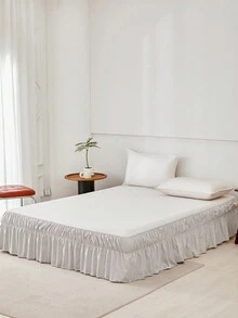 1 件基本款亮灰色床裙