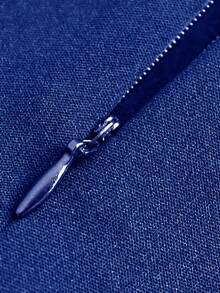 女修身優雅掛脖晚禮服 - 寶藍色 - 查看 4