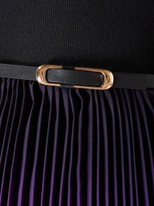 Tween Girl's Pleated Gradient Dress With Belt Summer Holiday - Multicolor - View 3