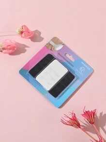 Women'S Bra Buttoned Underwear Accessories - Black and White - View 2