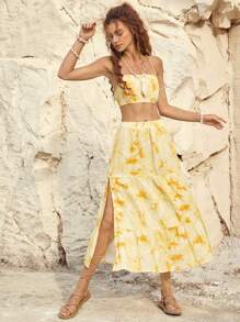 Bohemela Ladies' Holiday Tie-Dye Two-Piece Set