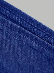 女修身優雅掛脖晚禮服 - 寶藍色 - 查看 6