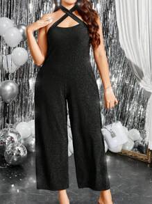 Flirla Kích thước lớn Dây chéo - màu đen - Xem 4