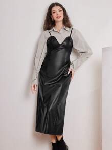 Seusyu 女士衬衫和吊带裙 2 件套 2 件套