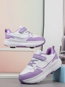 Patins Quad De Outono E Inverno Em Versão Atualizada Para Crianças Com Maior Estabilidade, Sola Anti-deslizante Tpr E Sapatos Esportivos Removíveis