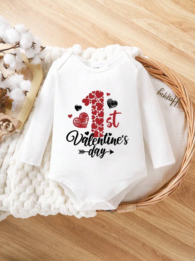 Baby Girl Casual Long Sleeve Daily Long Bodysuit