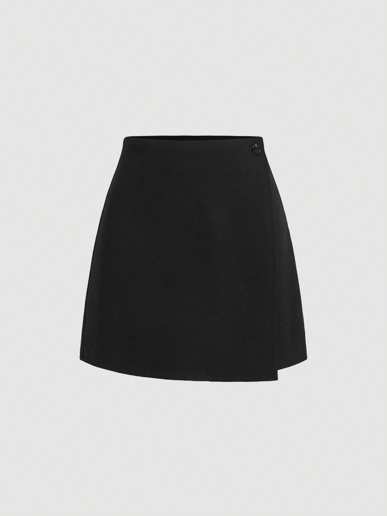 Red plaid A-line mini skirt