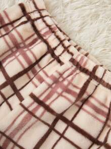 Young Boy 1 件小熊印花 T 恤和 1 件格紋長褲睡衣套裝 - 杏色 - 查看 5