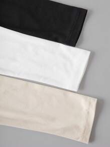 SHEIN Unity Round Neck Long Sleeve Bodysuit Fall Cloth For Women - Multicolor - View 4