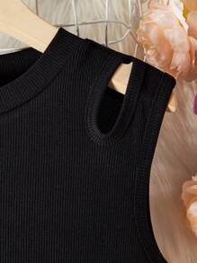 Tween Girl's Pleated Gradient Dress With Belt Summer Holiday - Multicolor - View 4