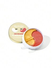 SlowSunday 24K 胶原蛋白眼膜，30 对装，含胶原蛋白和 24K 金，韩国胶原蛋白眼膜，淡化眼袋，改善黑眼圈，紧致肌肤，提亮眼周轮廓，多用途，适用于法令纹和额头，适合冬季、Y2K 危机、新年、情人节、斋月、斋月聚会及送礼，派对理想之选 - Collagen - 查看 7