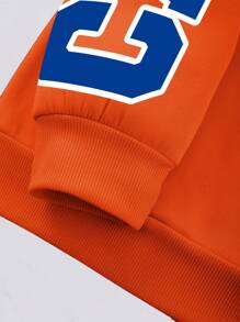 INAWLY Women's Letter Printed Round Neck Sweatshirt,Long Sleeve Tops Pullover Fall Outfit