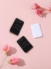 Women'S Bra Buttoned Underwear Accessories - Black and White - View 6