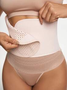SHAPORA Women's Mesh Breathable Girdle - Apricot - View 4