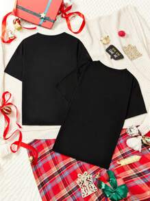 Manfinity Hypemode Loose Fit Men's Valentine's Day Slogan Printed T-Shirt