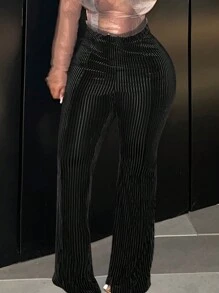 Slaydiva Pantalones De Cintura Elástica Para Mujer Talla Grande