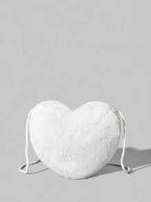 ROMWE Kawaii Ladies' Crossbody Shoulder Bag - White - View 1