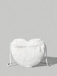 ROMWE Kawaii Ladies' Crossbody Shoulder Bag - White - View 2