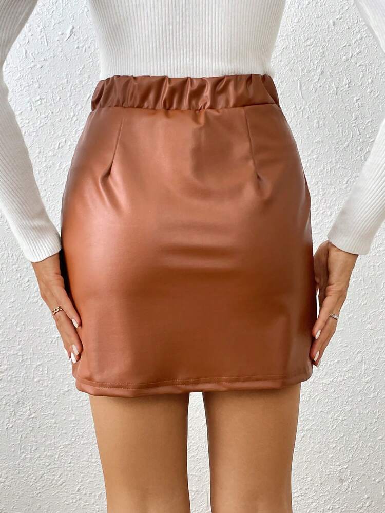 Women'S Zipper Front Skirt