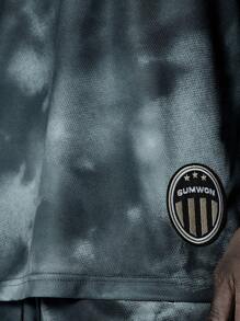 SUMWON Basketball Tank With All Over Print and Front Print - Dark Green - View 6